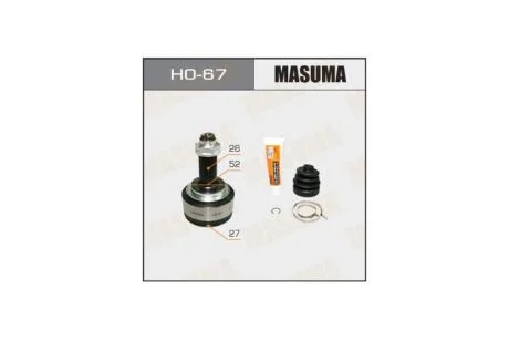 ШРУС наружный Honda Jazz (09-13) (нар:27/вн:26) (HO-67) MASUMA HO67