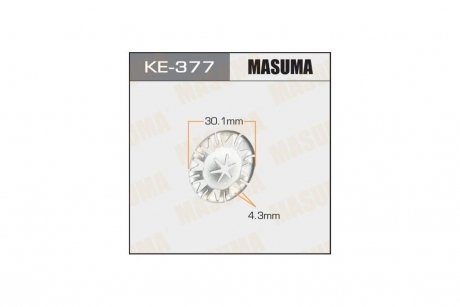 Клипса (кратно 10) MASUMA KE377pcs10