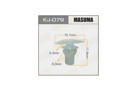 Клипса (кратно 50) (KJ-079) MASUMA 'KJ079PCS50
