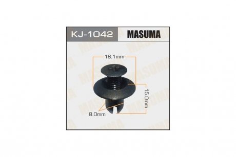 Клипса (кратно 50) MASUMA KJ1042pcs50