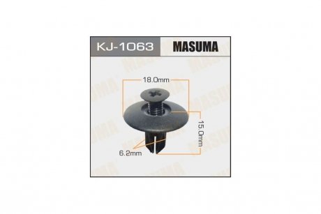 Клипса (кратно 10) MASUMA KJ1063pcs10