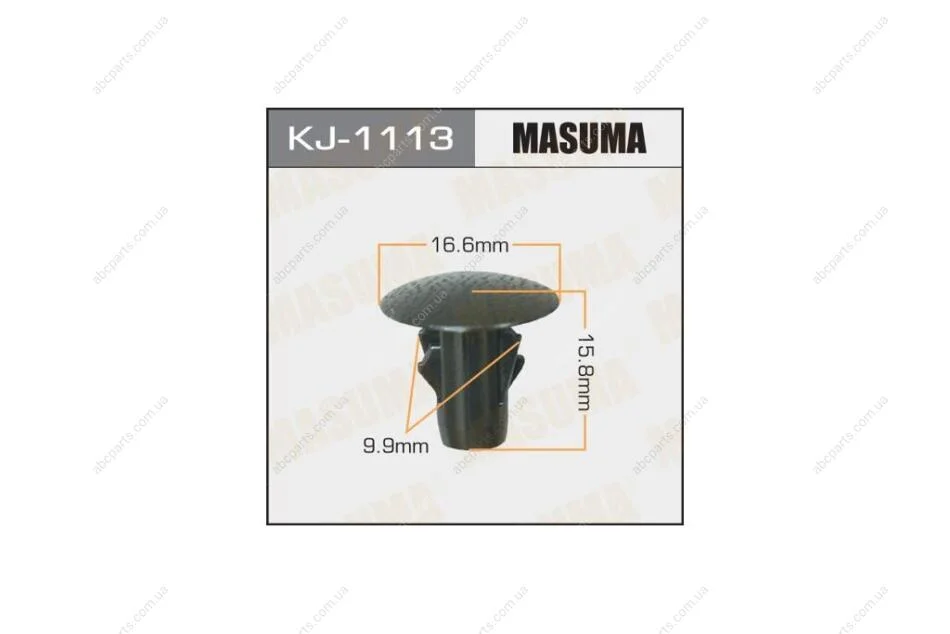 Кліпса (кратно 50) (KJ-1113) MASUMA 'KJ1113PCS50 (фото 1)