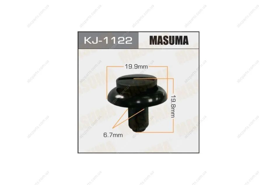 Кліпса (кратно 10) (KJ-1122) MASUMA KJ1122pcs10 (фото 1)