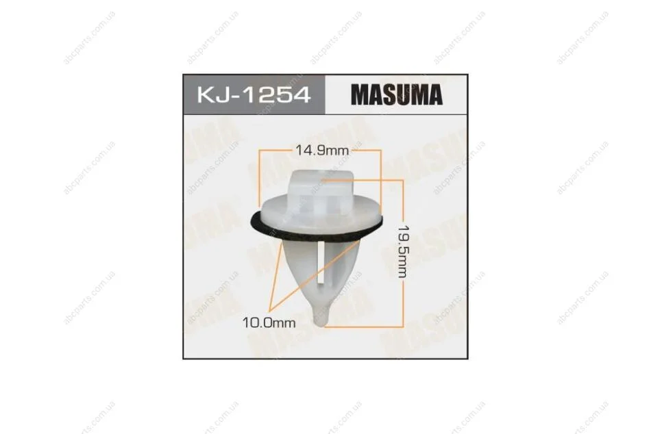 Кліпса (кратно 10) (KJ-1254) MASUMA KJ1254pcs10 (фото 1)