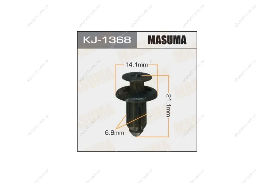 Кліпса (кратно 10) (KJ-1368) MASUMA KJ1368pcs10 (фото 1)