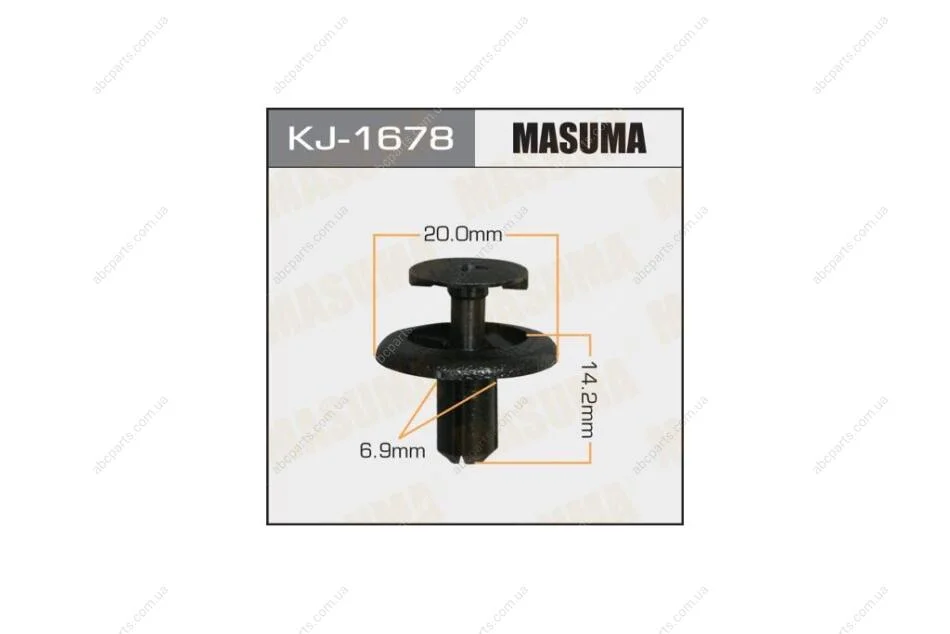 Кліпса (кратно 10) (KJ-1678) MASUMA KJ1678pcs10 (фото 1)