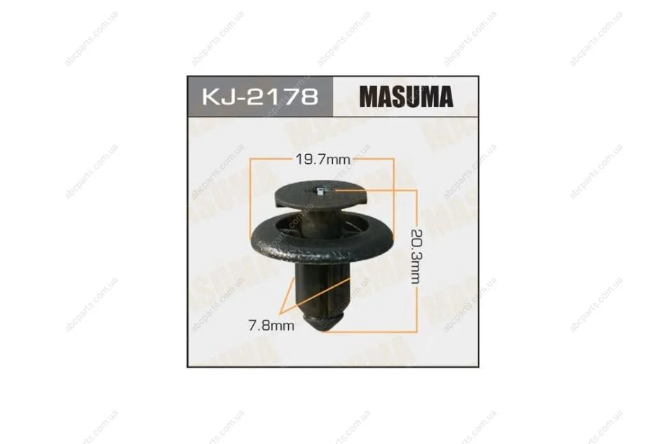 Клипса (кратно 10) (KJ-2178) MASUMA KJ2178pcs10 (фото 1)