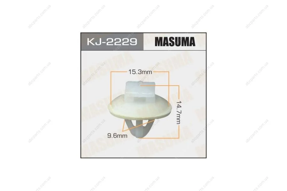 Кліпса (кратно 10) (KJ-2229) MASUMA KJ2229pcs10 (фото 1)