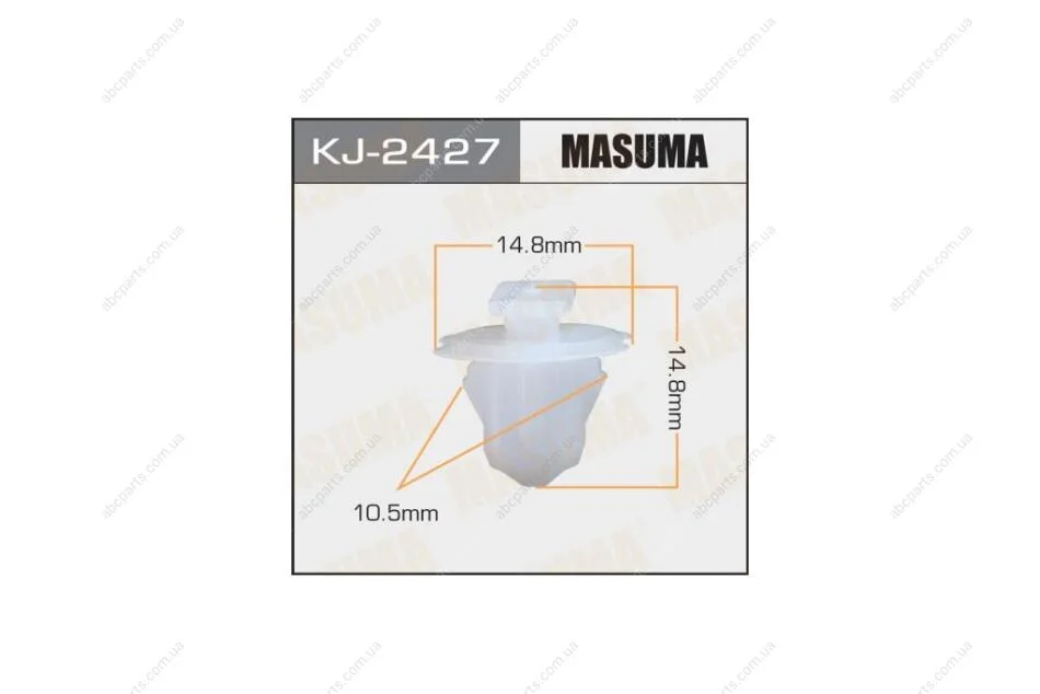 Клипса (кратно 10) (KJ-2427) MASUMA KJ2427pcs10 (фото 1)