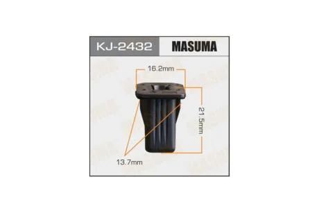 Клипса (кратно 10) (KJ-2432) MASUMA KJ2432pcs10