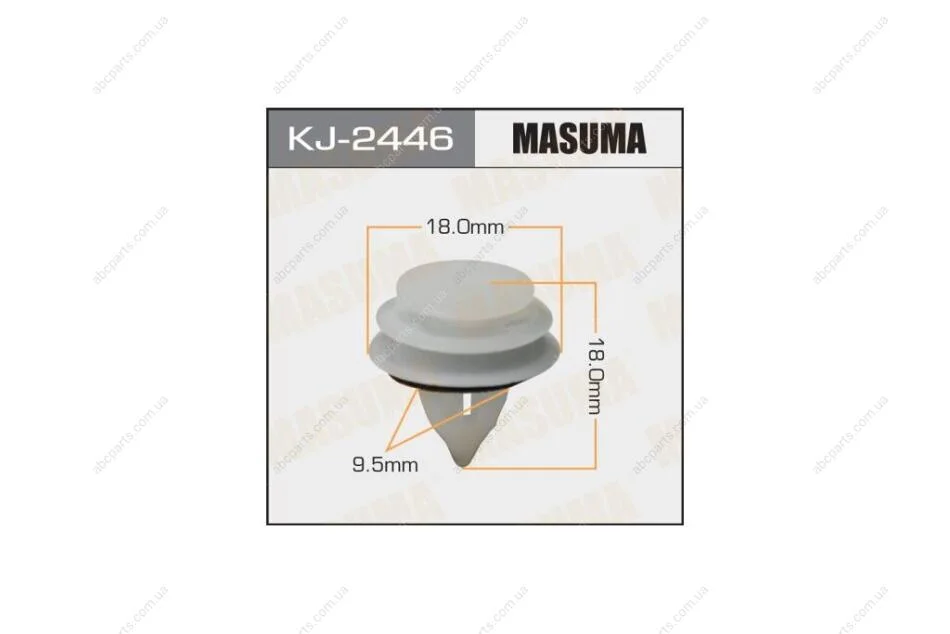 Кліпса (кратно 10) (KJ-2446) MASUMA KJ2446pcs10 (фото 1)