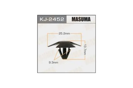 Клипса (кратно 10) (KJ-2452) MASUMA KJ2452pcs10