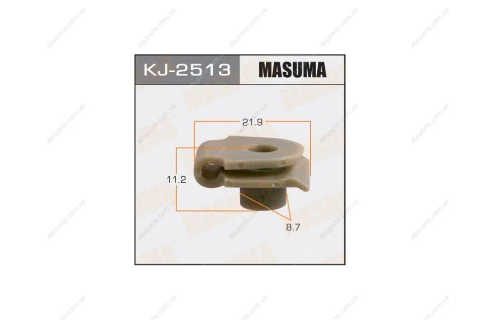 Кліпса (кратно 10) (KJ-2513) MASUMA KJ2513pcs10 (фото 1)