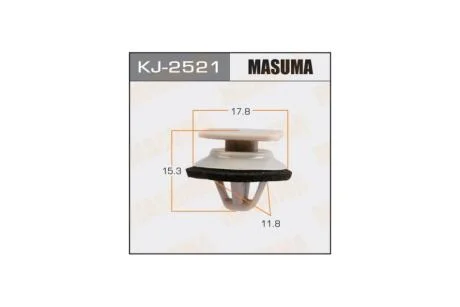 Кліпса (кратно 10) (KJ-2521) MASUMA KJ2521pcs10