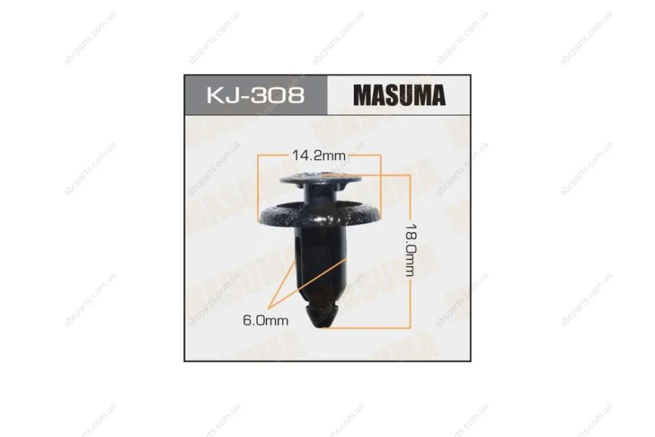 Кліпса (KJ-308) MASUMA KJ308pcs10 (фото 1)