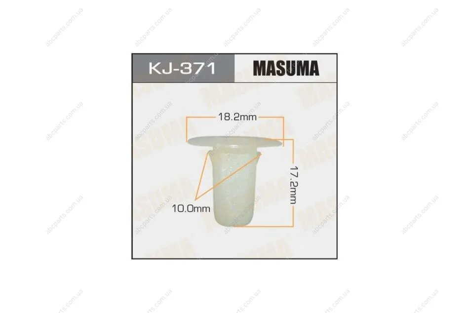 Кліпса (кратно 10) (KJ-371) MASUMA KJ371pcs10 (фото 1)