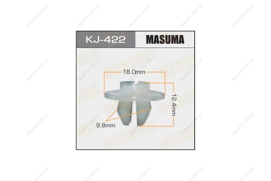 Клипса (кратно 10) (KJ-422) MASUMA KJ422pcs10 (фото 1)