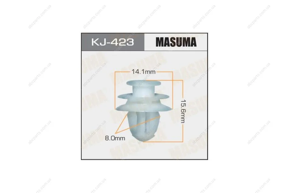 Кліпса (кратно 10) (KJ-423) MASUMA KJ423pcs10 (фото 1)