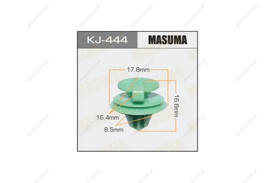 Кліпса (кратно 10) (KJ-444) MASUMA KJ444pcs10 (фото 1)