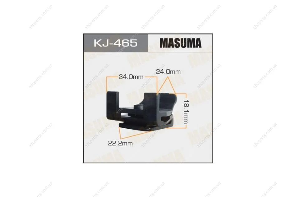 Кліпса (KJ-465) MASUMA KJ465pcs10 (фото 1)