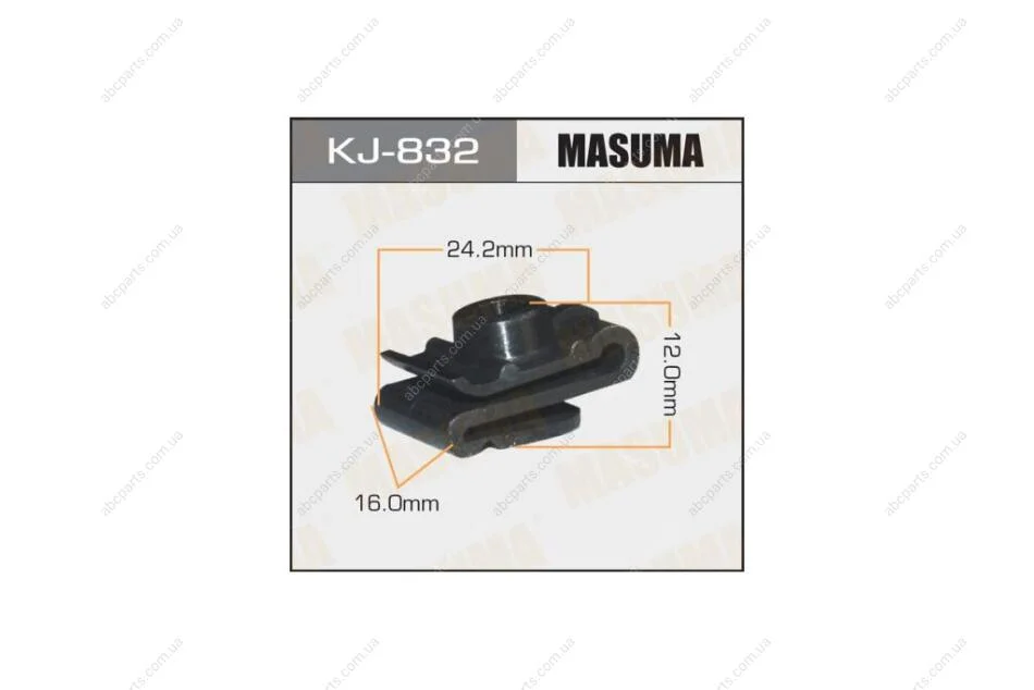 Кліпса (кратно 5) (KJ-832) MASUMA KJ832pcs10 (фото 1)