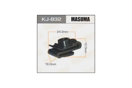 Клипса (кратно 10) (KJ-832) MASUMA KJ832pcs10