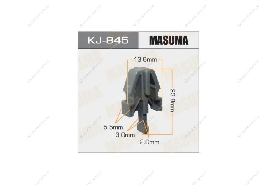 Клипса (кратно 10) (KJ-845) MASUMA KJ845pcs10 (фото 1)