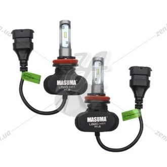 Лампа светодиодная H11 6000K 4000Lm PGJ19-2, (к-т 2шт) (L620) MASUMA 'L620