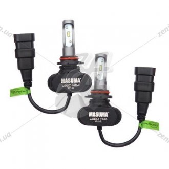 Лампа светодиодная LED HB4 6000K 4000Lm P22d, Комплект 2шт MASUMA 'L660