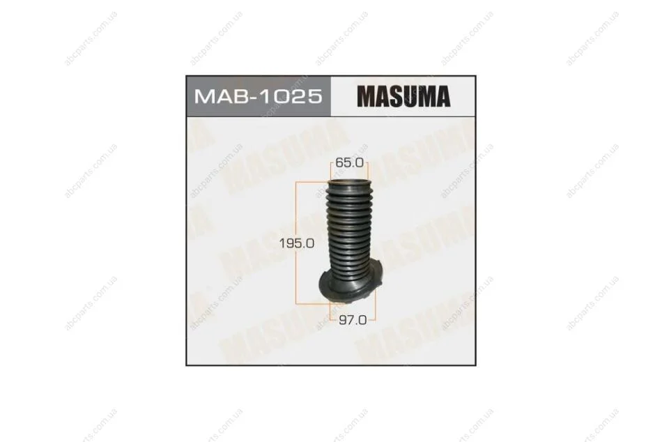 Пильовик амортизатора переднього Toyota Camry (06-14) (MAB-1025) MASUMA MAB1025 (фото 1)