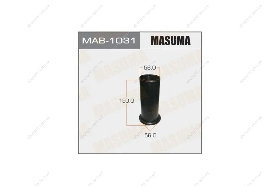 Пильовик амортизатора заднього Mitsubishi Colt (02-12), Lancer (02-08), Outlander (03-09) (MAB-1031) MASUMA MAB1031 (фото 1)