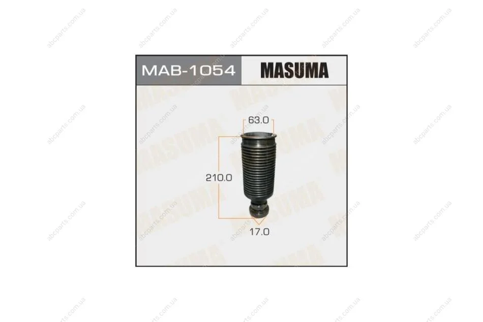Пильовик амортизатора переднього Nissan Almera (12-), Micra (14-), Note (12-) (MAB-1054) MASUMA MAB1054 (фото 1)
