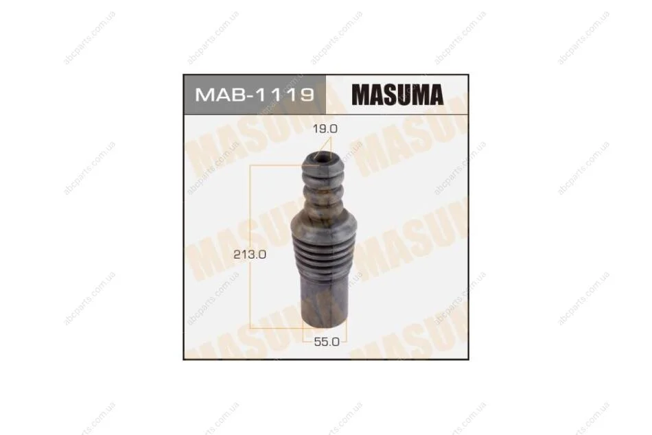 Пильовик амортизатора (MAB-1119) MASUMA MAB1119 (фото 1)