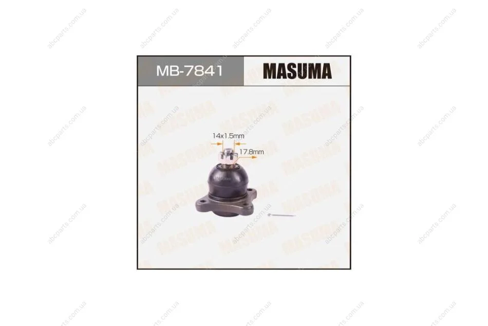 Опора кульова переднього верхнього важеля Mitsubishi L200 (05-16), Pajero (00-), Pajero Sport (08-15) (MB-7841) MASUMA MB7841 (фото 1)