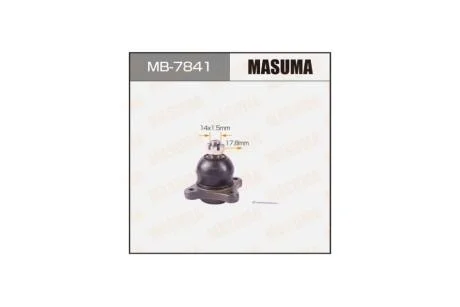 Опора кульова переднього верхнього важеля Mitsubishi L200 (05-16), Pajero (00-), Pajero Sport (08-15) (MB-7841) MASUMA MB7841