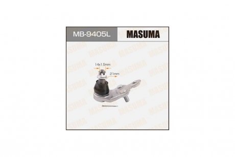 Опора шаровая левая Toyota Avalon, Camry (05-) (MB-9405L) MASUMA MB9405L