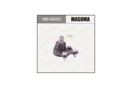 Опора кульова передня нижня FORD FIESTA V (JH_, JD_) 01-14, FUSION (JU_) 02-12/MAZDA 2 (DY) 03-07 (MB9655) MASUMA 'MB9655