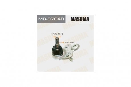 Опора шаровая MASUMA MB9704R