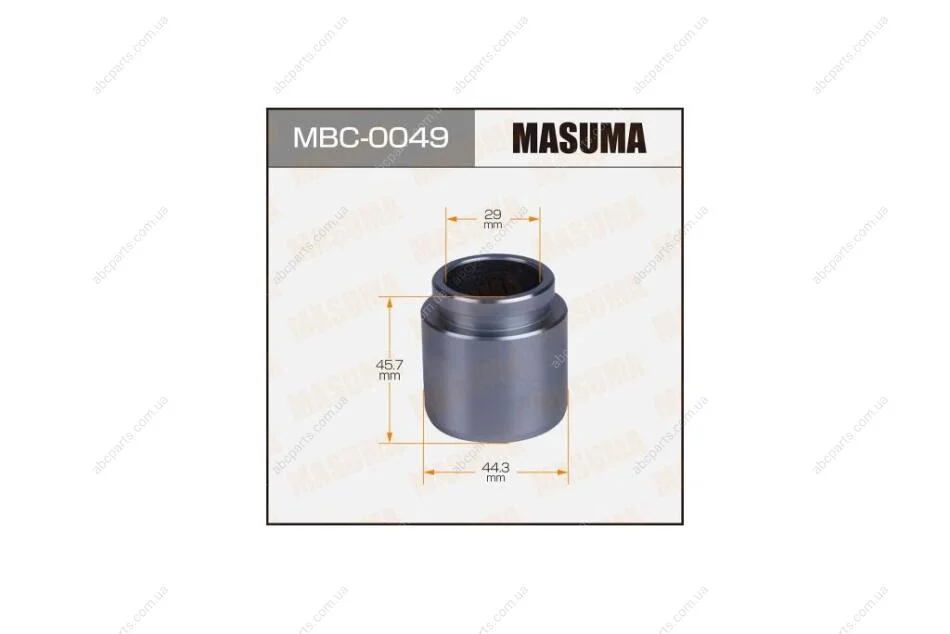 Поршень супорта тормозного заднего (D-44.3mm) Mitsubishi Pajero (00-) (MBC-0049) MASUMA MBC0049 (фото 1)