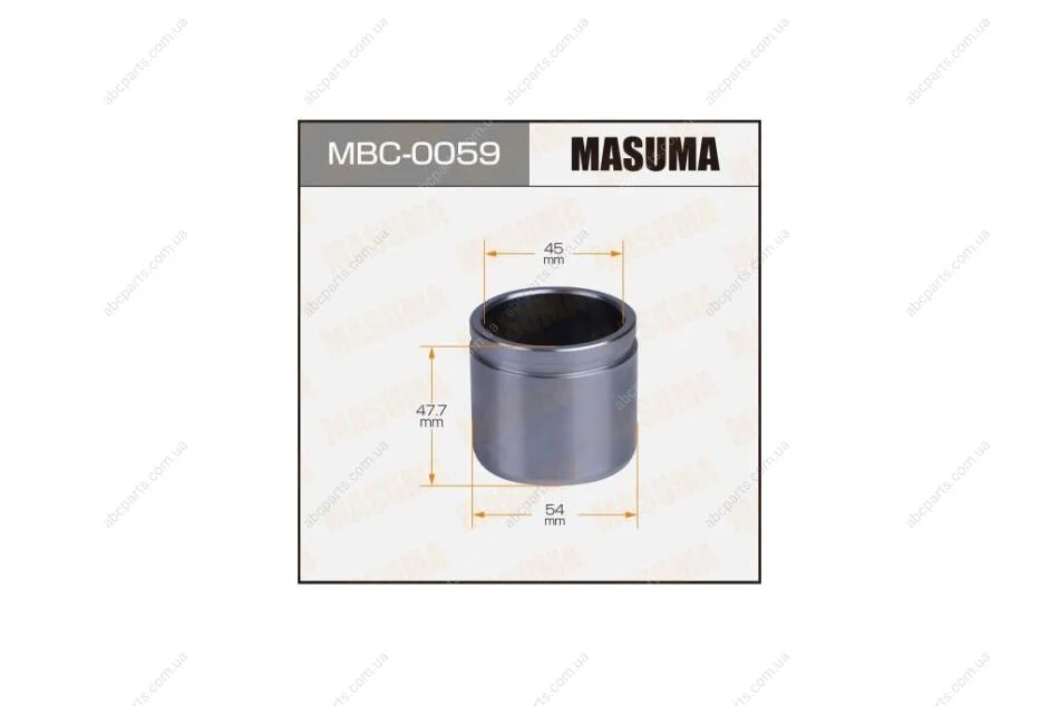 Поршень супорта передня P544703 (MBC0059) MASUMA 'MBC0059 (фото 1)