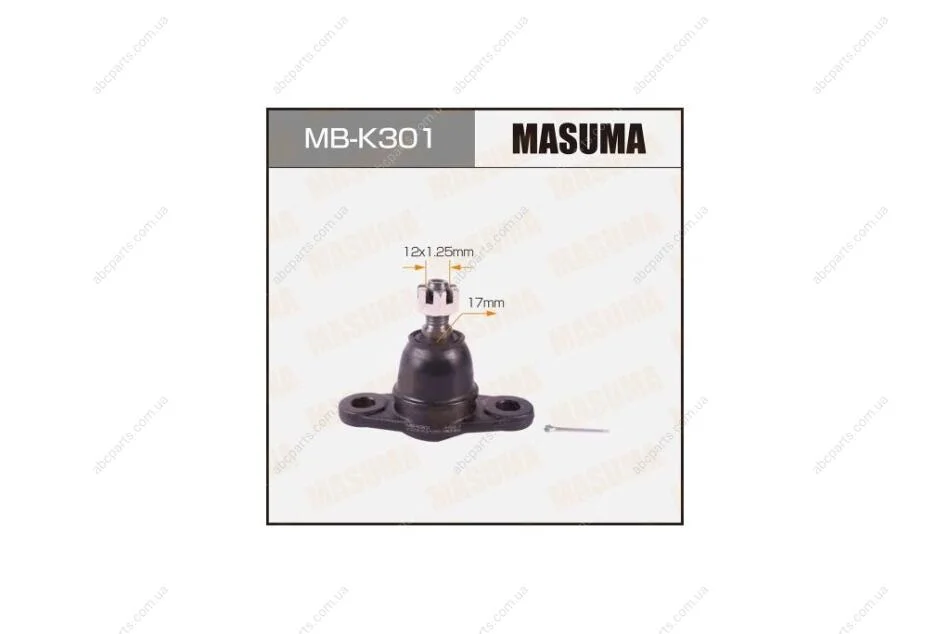 Опора кульова передня HYUNDAI KIA (MB-K301) MASUMA MBK301 (фото 1)