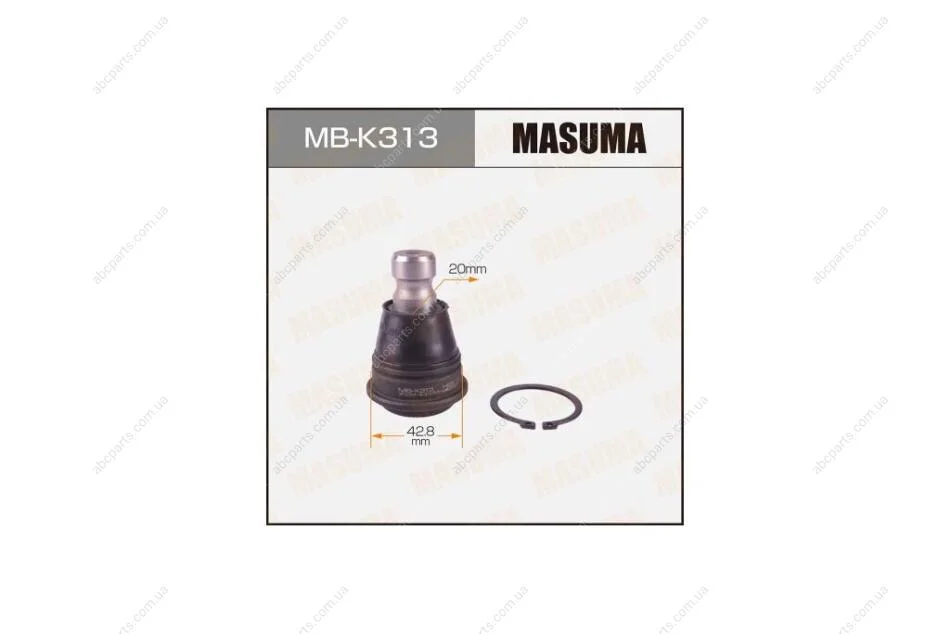 Опора кульова нижня Hyundai Santa Fe (06-)/ KIA Sorento (09-) (MB-K313) MASUMA MBK313 (фото 1)