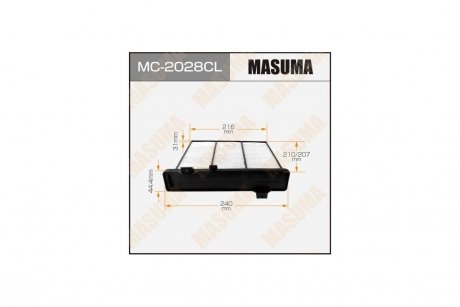 Фильтр салона угольный MITSUBISHI PAJERO 2000-2006 MASUMA MC2028CL