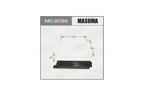 Фильтр салона (MC-2036) MASUMA MC2036