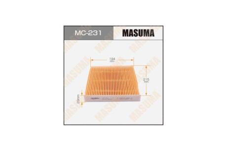 Фільтр салону (MC-231) MASUMA MC231
