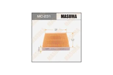 Фильтр салона (MC-231) MASUMA MC231