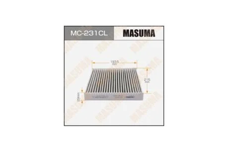 Фильтр салона (MC-231CL) MASUMA MC231CL