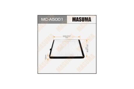 Фильтр салона CHEVROLET/ AVEO/ V1200V1400 04- (MC-A5001) MASUMA MCA5001