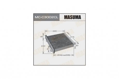 Фільтр салону AC3504 вугільний PAJERO MONTERO/ V87W, V88W, V93W, V98W (MC-C3002CL) MASUMA MCC3002CL