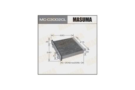 Фильтр салона AC3504 угольный PAJERO MONTERO/ V87W, V88W, V93W, V98W (MC-C3002CL) MASUMA MCC3002CL